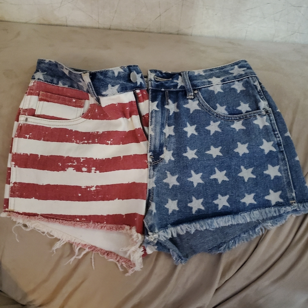 High rise shorts